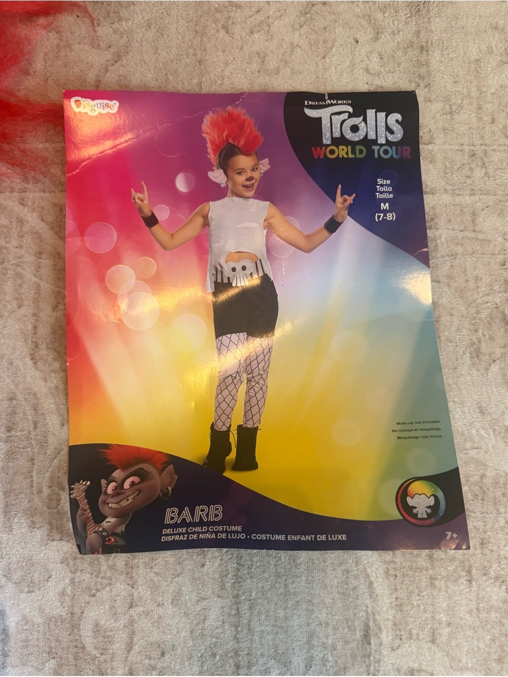 Barb Kids Costume - Pink Hair